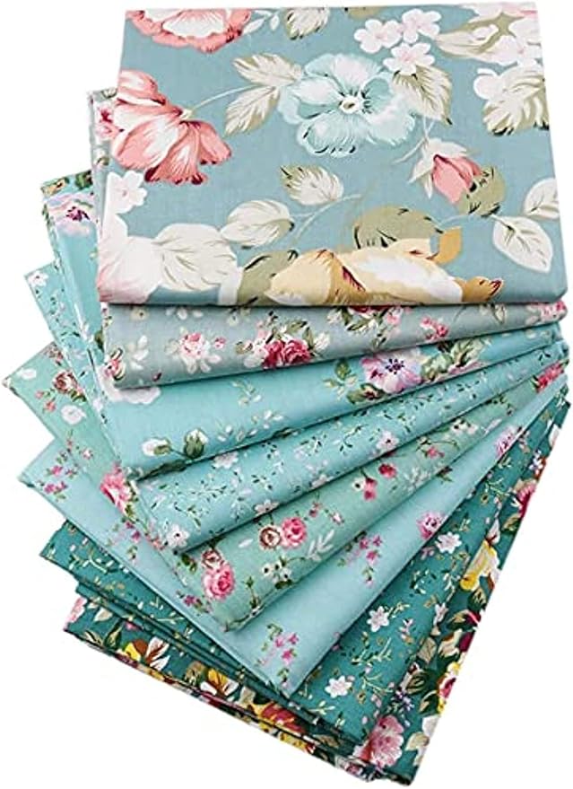 Goodern Fat Quarter Cotton Quilting Fabric Thick Craft Printed Fabric High - M&M