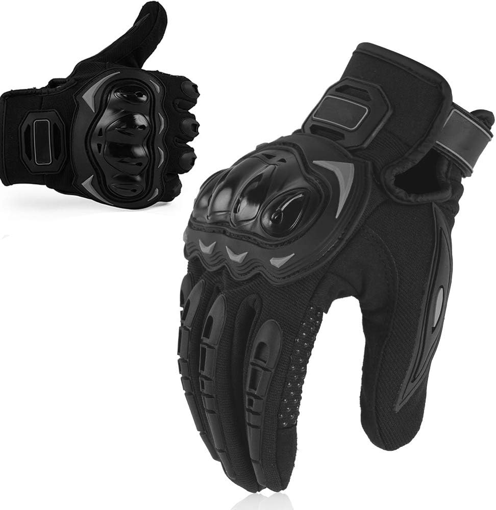 Touchscreen Motorcycle Full Finger Gloves for Men Women - M&M