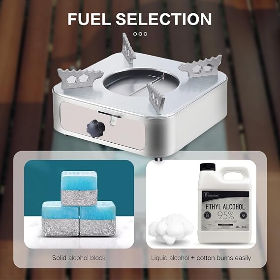 Drawer Alcohol Stove, Rust - Resistant Wear Portable Alcohol Stove, High - M&M