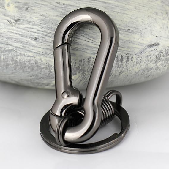 Maycom® Retro Style Simple Strong Carabiner Shape Keychain Key Chain Ring - M&M