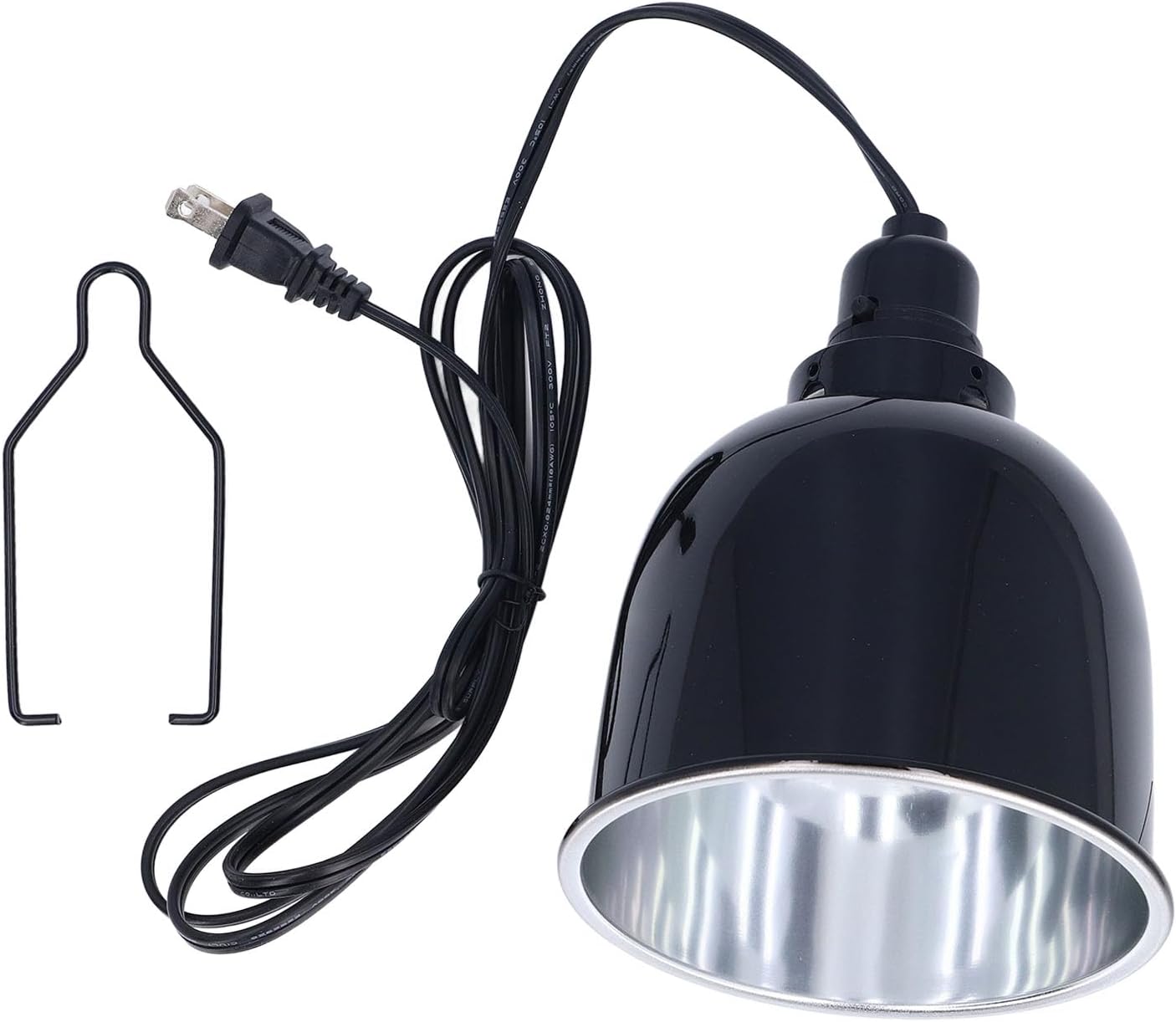 UVB Reptile Light Fixture, Reptile Heat Lamp 250W Aluminum Lizard - M&M