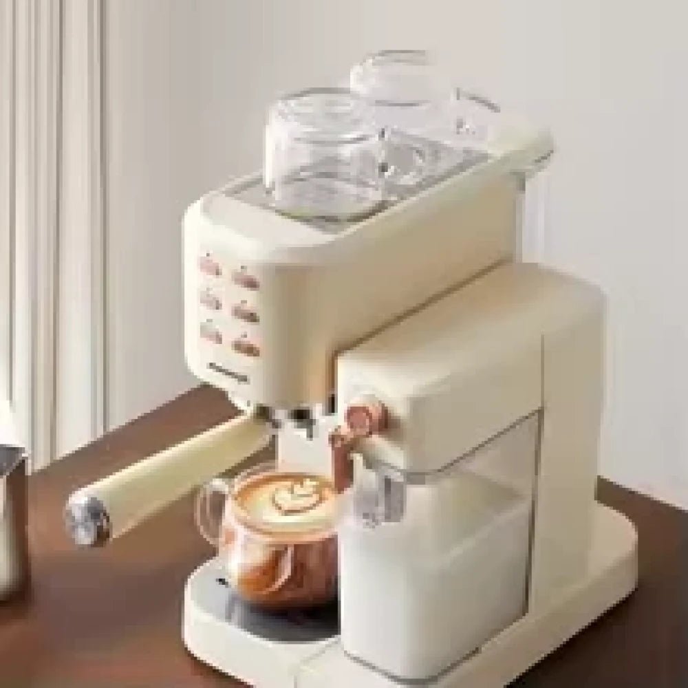 AEOMJK Coffee Maker Milk Frother 20 Bar 1350W 1L - M&M