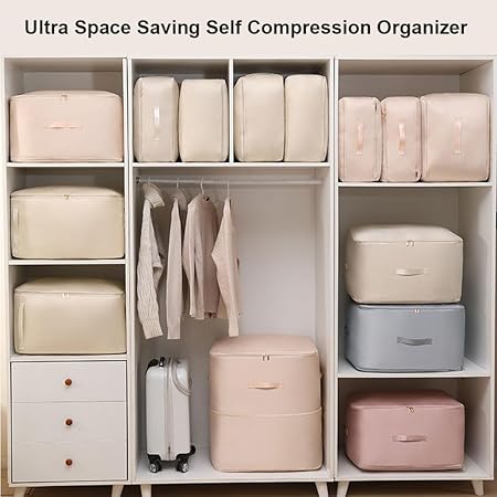 ANTOLE Ultra Space Saving Self Compression Organizer - M&M