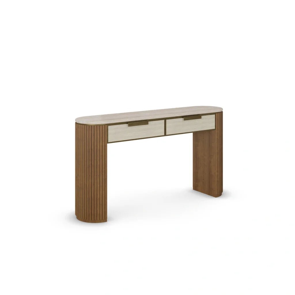 Harper Console Table – Handcrafted Solid Wood - M&M