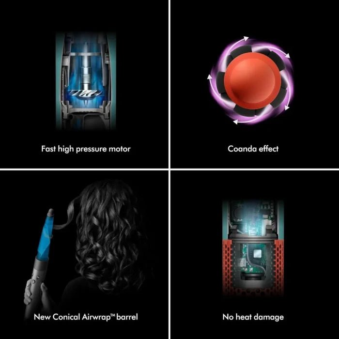 Dyson Airwrap I.D. Straight+Wavy Red Velvet/ Gold - M&M