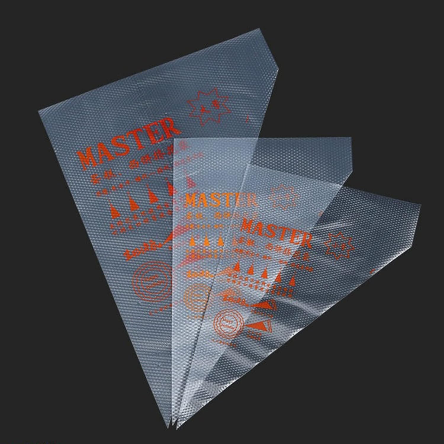Disposable Piping Bags – Anti - Burst Pastry Bags with Non - Slip Bump for Icing, Frosting & Cake Decorating - M&M