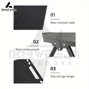 Portable Folding Tactical Outdoor Table with Adjustable Height - M&M