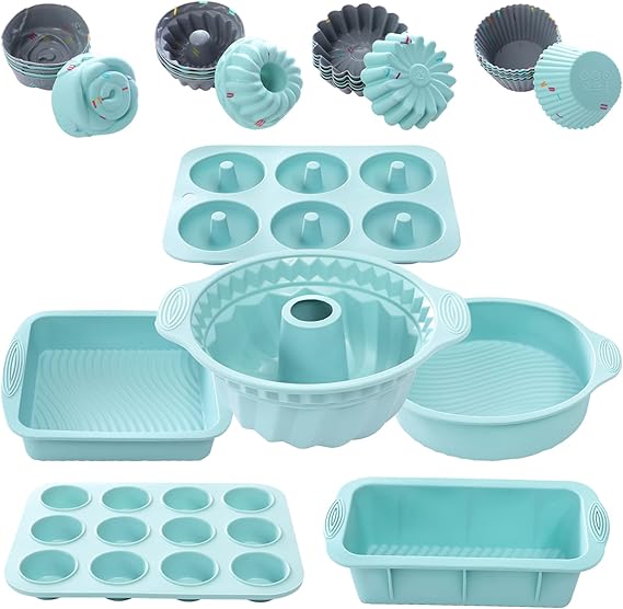 30pcs Nonstick Silicone Bakeware Set With Baking Pan - M&M