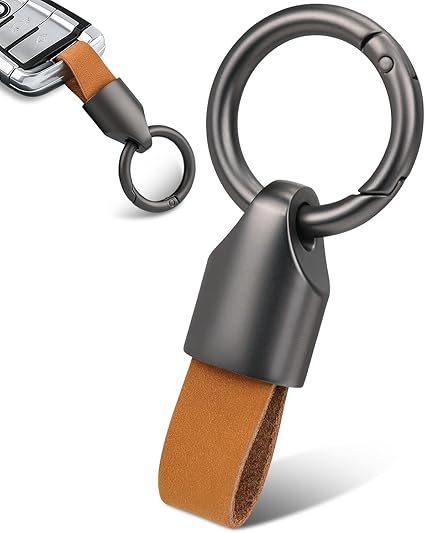 Premium Zinc Alloy Car Key Chain – Heavy - Duty Keychain Ring & Clip Accessory - M&M