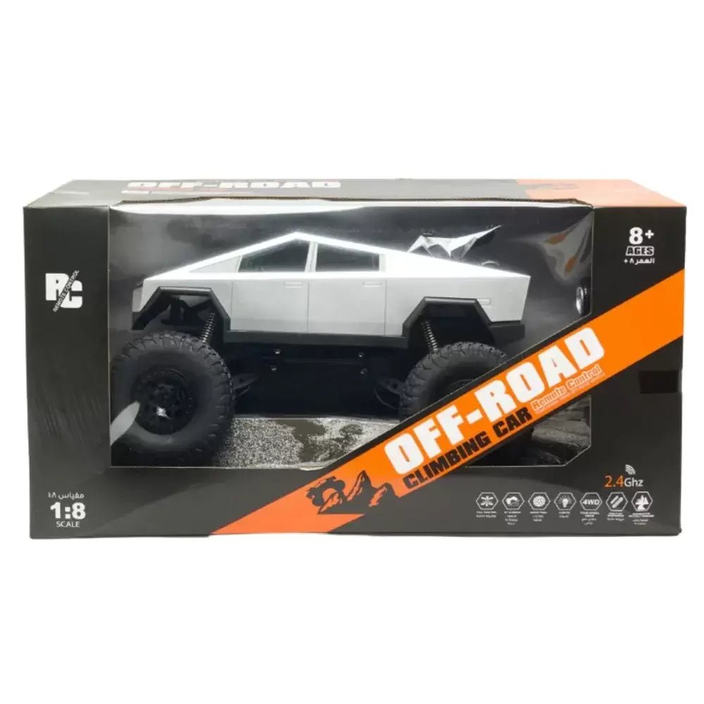 Tesla Cybertruck & Cyberquad 1:8 Scale Die - Cast Metal Model Set – Off - Road Climbing Edition - M&M