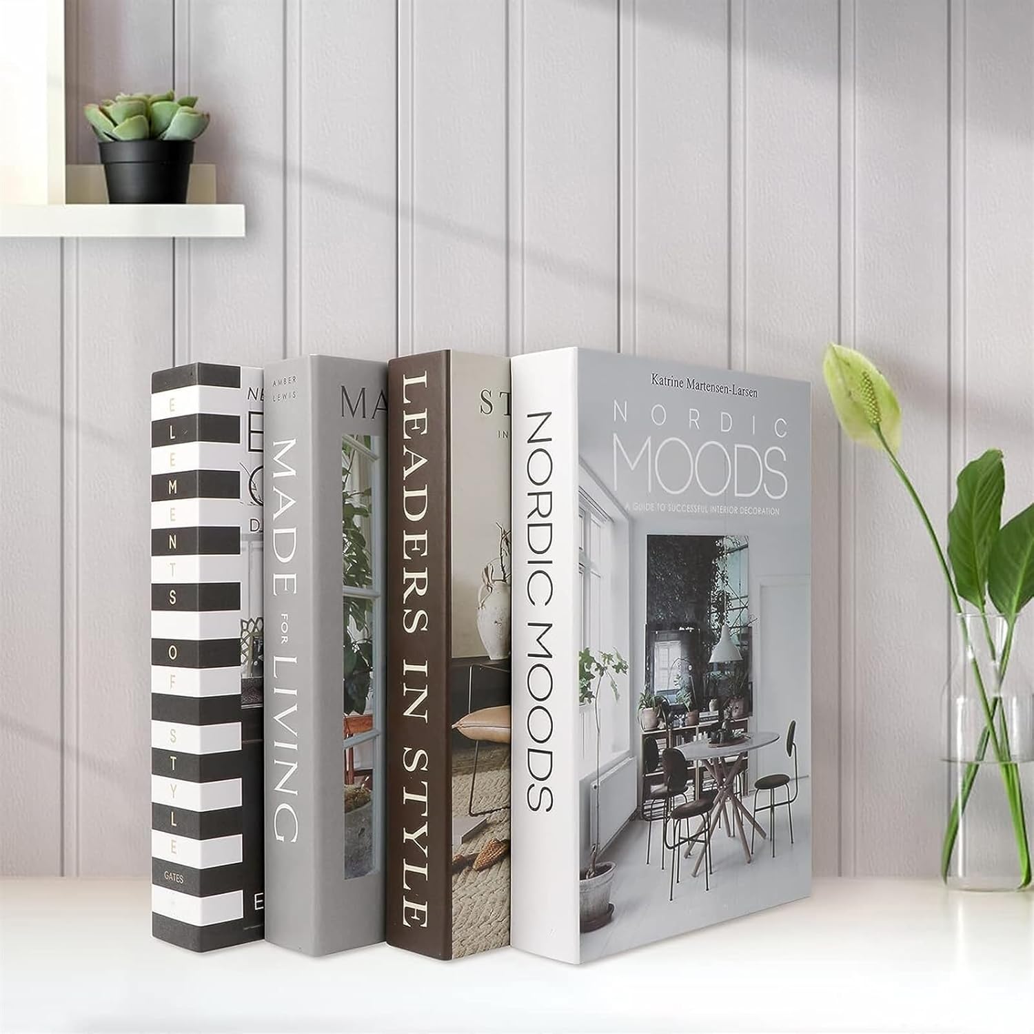 THE WHITE SHOP 4PCS Decorative Books - M&M