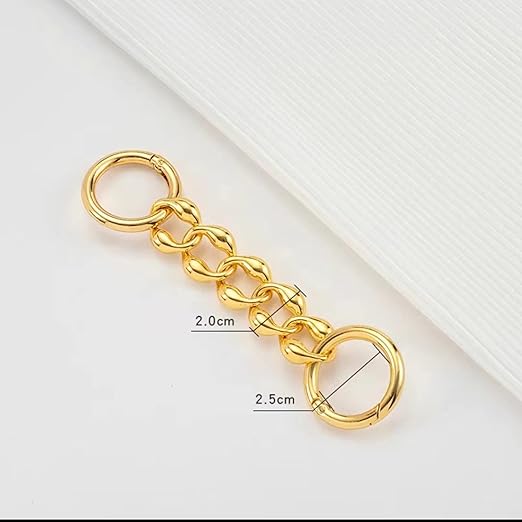 Chunky Chain Charm Purse Strap Chain Extender Accessory Decoration - M&M