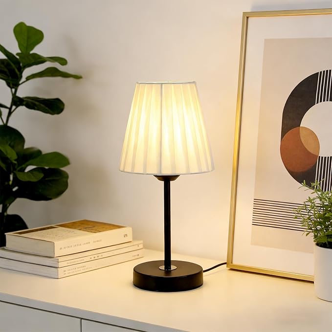 TAME Table Lamp for Bedroom - Bedside Lamps for Nightstand - M&M