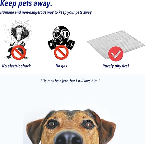 Cat Deterrent Outdoor Scat Mat for Cats&Dogs - M&M
