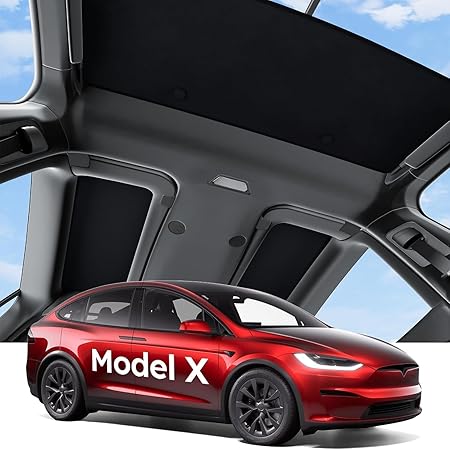 2025 Upgrade Tesla Model X Sunshade Roof [Never Sag - M&M