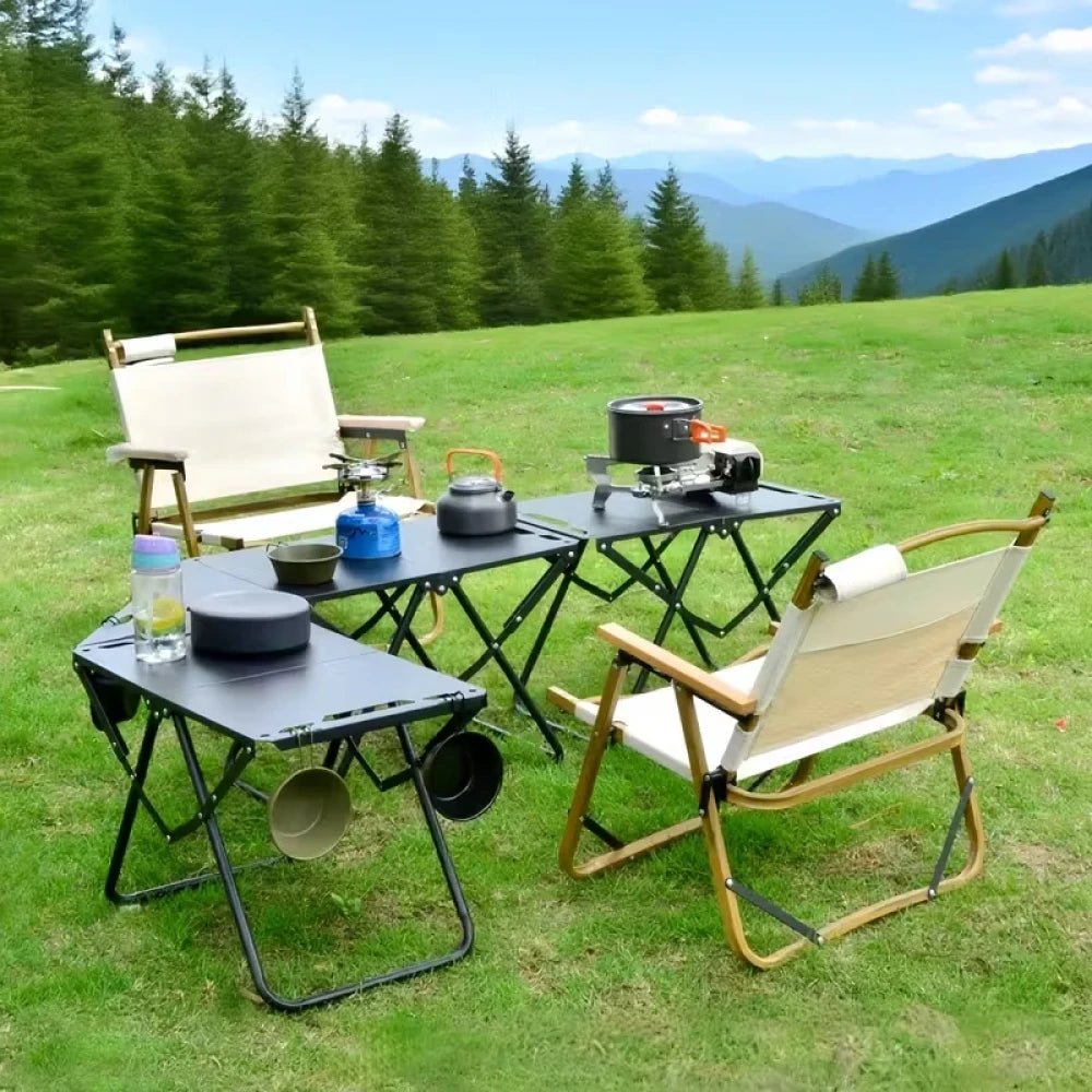 Portable Folding Tactical Outdoor Table with Adjustable Height - M&M