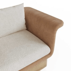 Cairo Accent Chair – Handcrafted Velvet & Rattan Base | كرسي كايرو – مخمل فاخر وقاعدة روتان - M&M