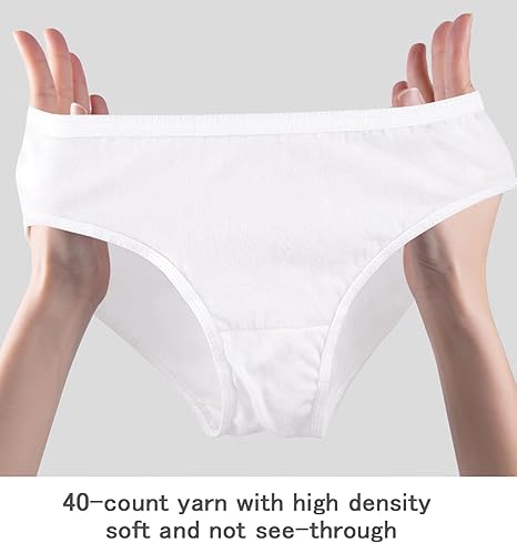 5 Pack Women's Disposable Briefs - M&M