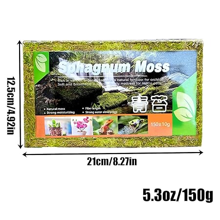 Sphagnum Moss for Plant | 150g Natural Moss Potting Mix | Nutrition Organic - M&M