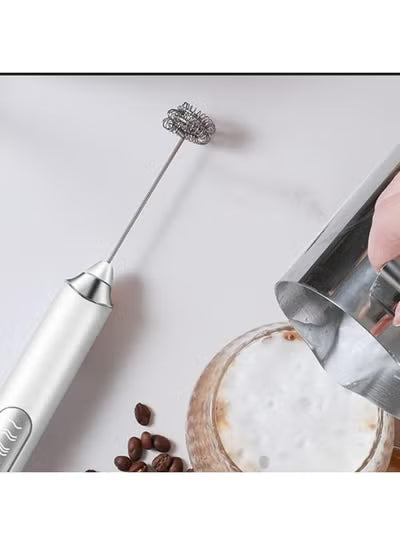 MIXER Milk Frother Rechargeable Handheld Electric Whisk Coffee Frother Mixer