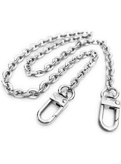 'Oval Purse Chain Flat Gold Light Weight Crossbody Shoulder Strap Polished