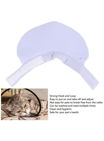 Pet Bib Soft Lightweight Adjustable Prevent Licking Bite Hook and Loop Closure