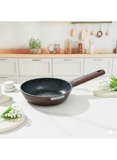 Julia Elite Mocha Frypan 20cm - Mocha - Black Granite Non-Stick - Induction