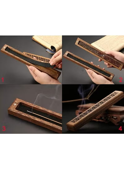 Incense Holder, Grace Incense Burner Bamboo, Upgraded Incense Stick Holder