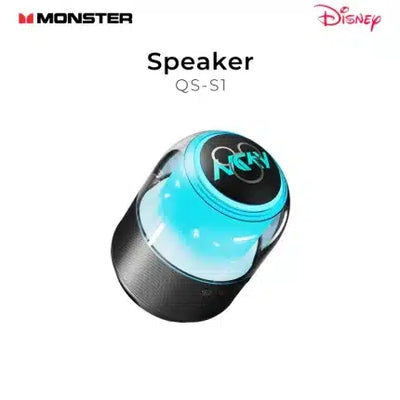 Disney QS-S1 Portable Bluetooth Speaker – Cute Wireless Mini Speaker for Kids & Music Lovers | UAE