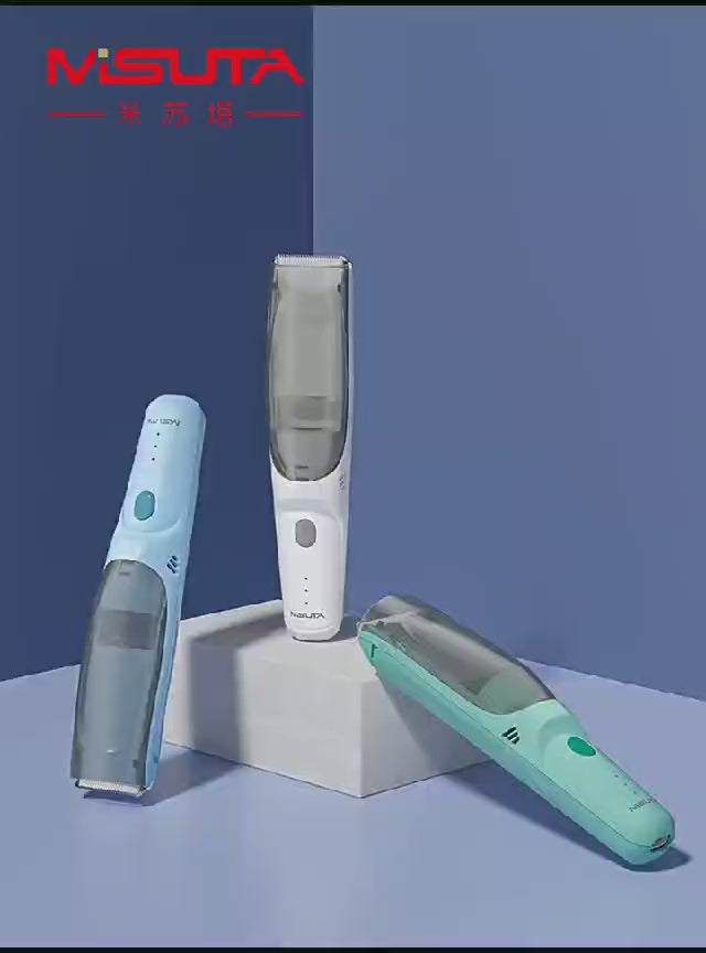 Misuta Baby Hair Clipper – Electric Automatic Vacuum Baby Grooming Hair Cutter
