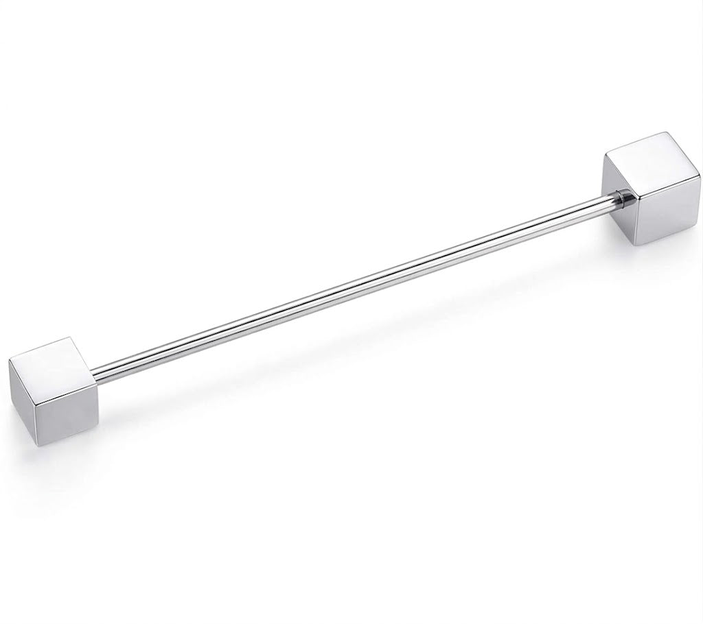 1 Pieces Square Clip Bar Pin Set Shirt Accessory Clip Tie Pin Collar Suit Brooch